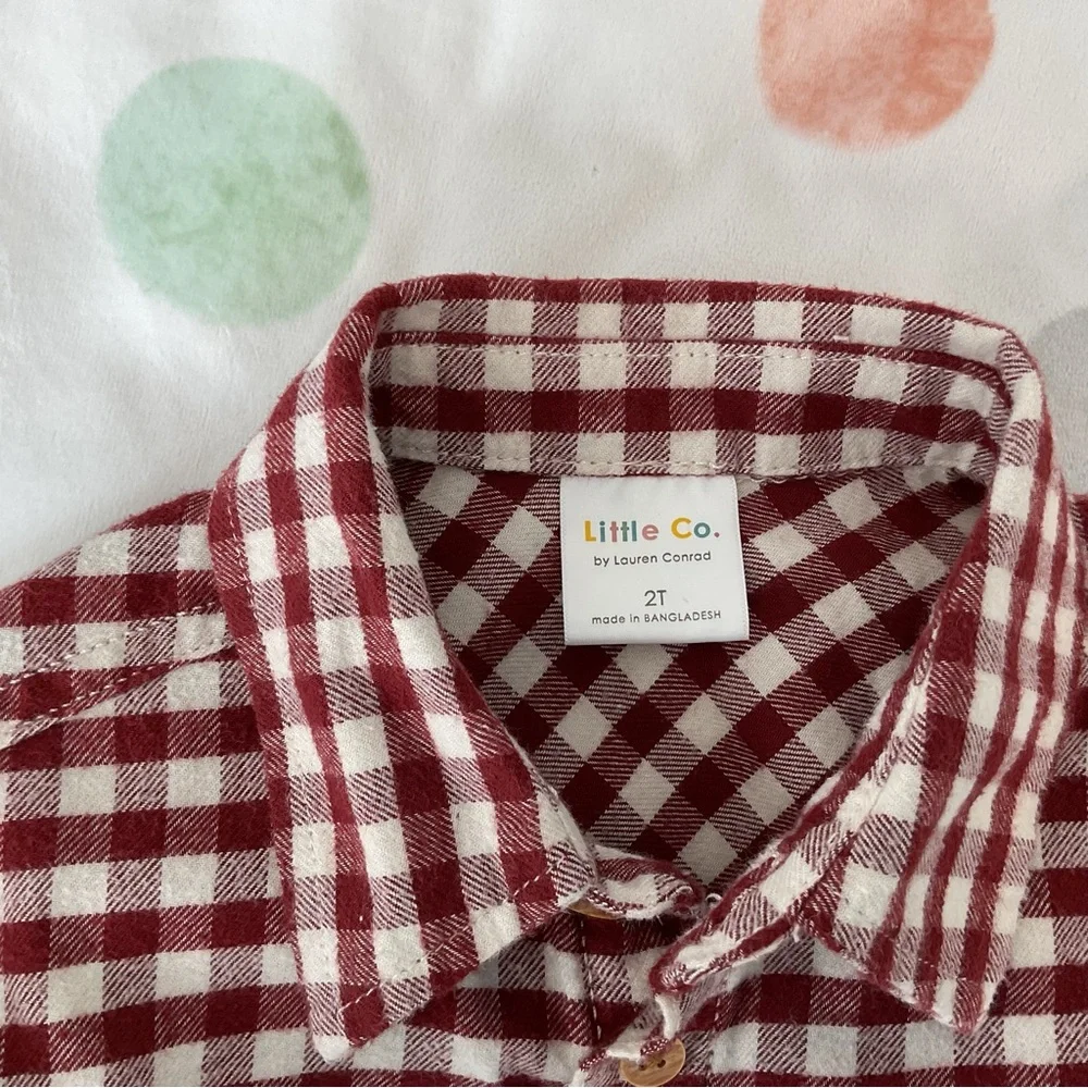 Toddler Boy Button Down Shirts and Sweater Bundle - Size 2T